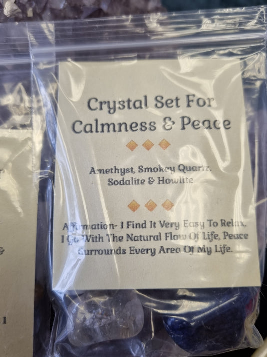 Crystal Set for Calmness & Peace