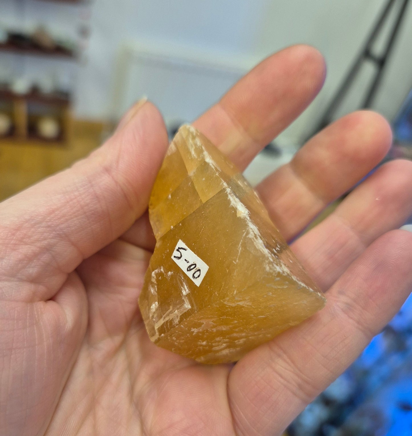 Honey Calcite Raw Chunk
