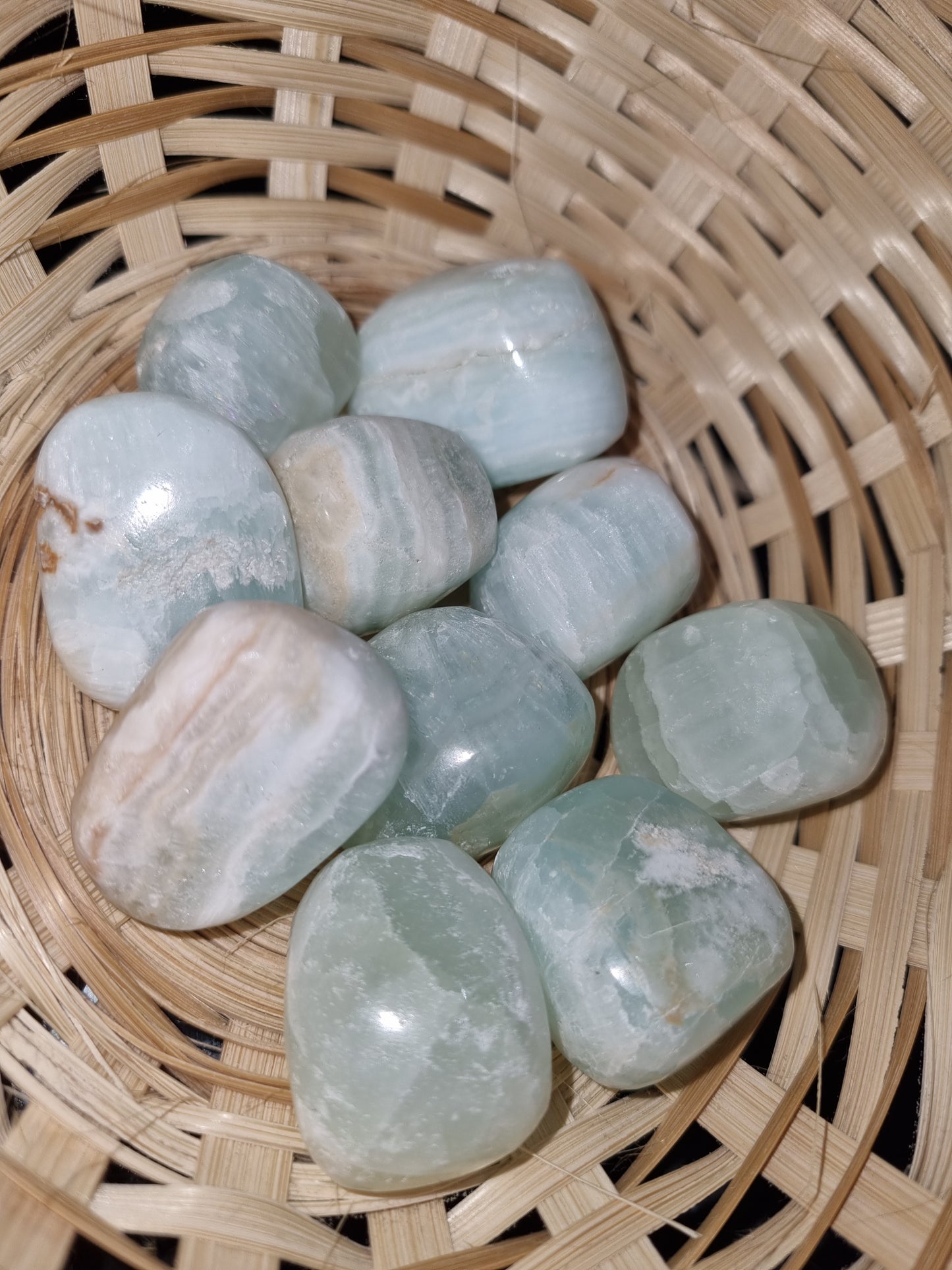 Caribbean Calcite Tumbles