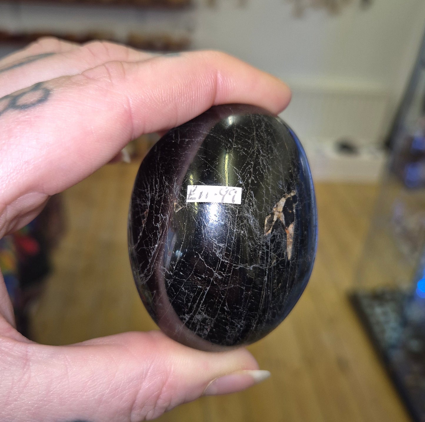 Black Tourmaline Chunky Palmstone