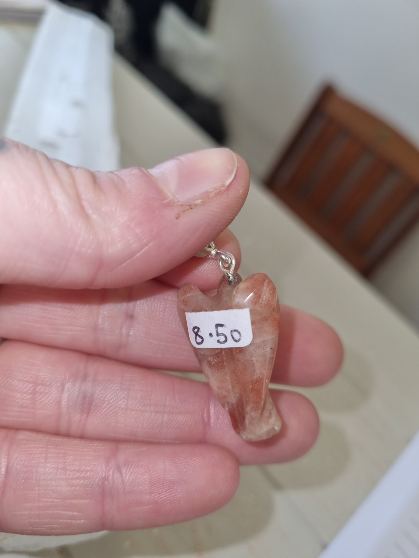 Sunstone Angel Pendant