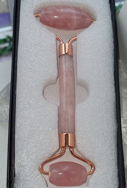 Rose Quartz Face Roller from Madagascar