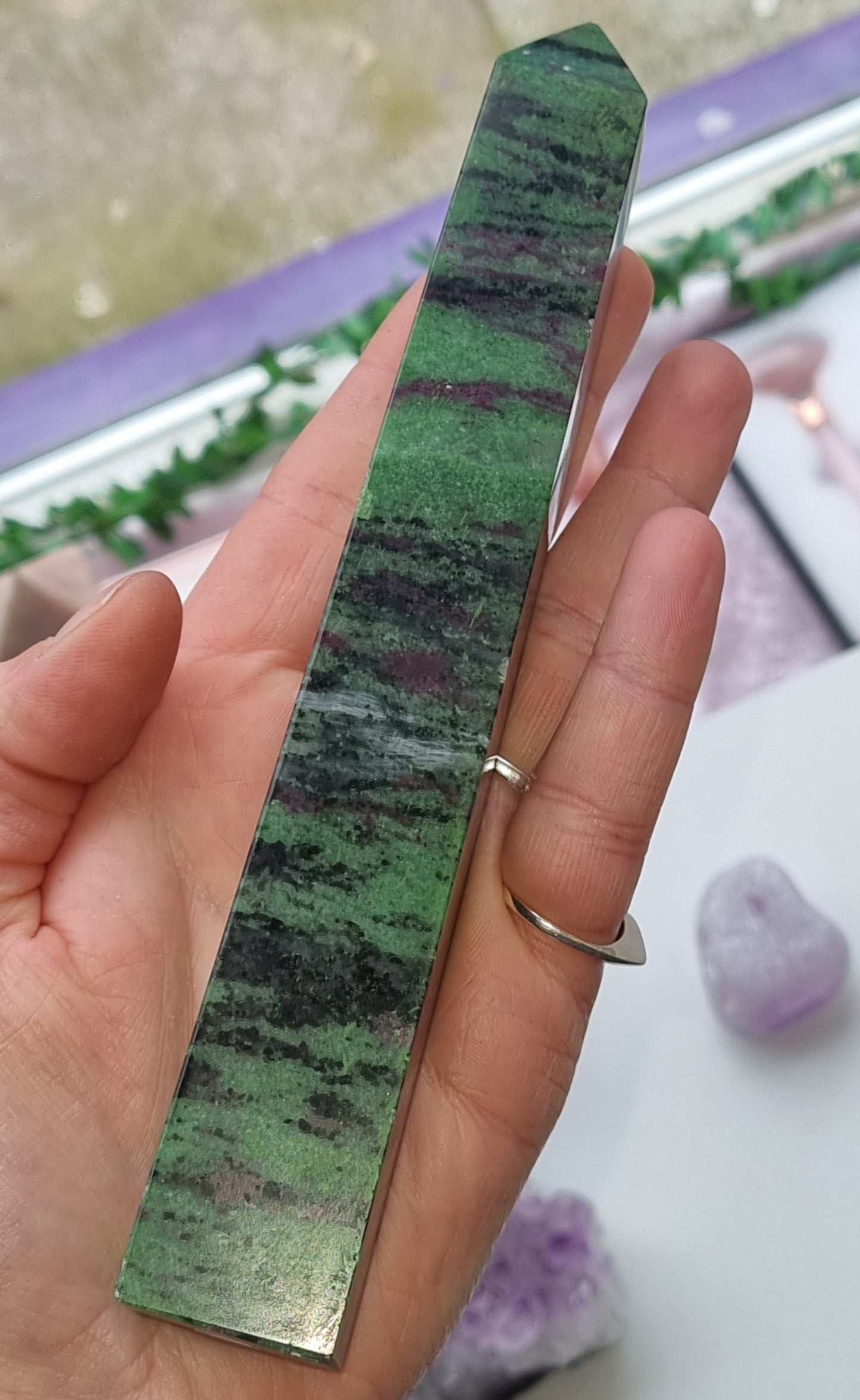 Ruby in Zoisite Point