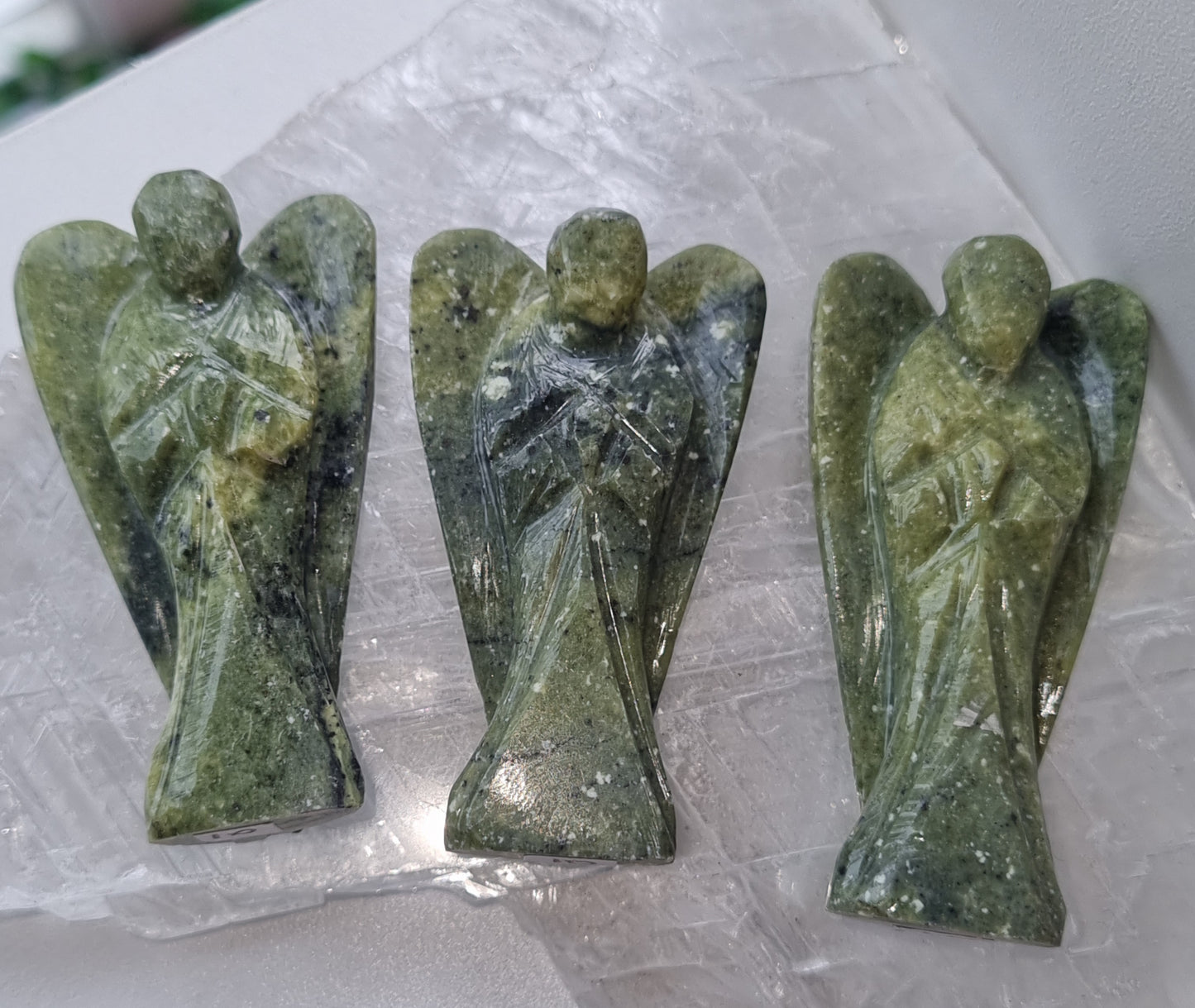 Serpentine Angel Carving