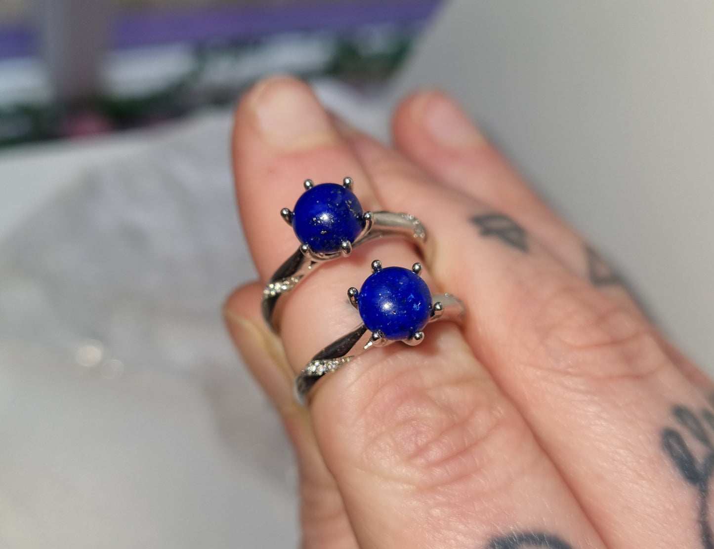Lapis Lazuli Extendable Ring