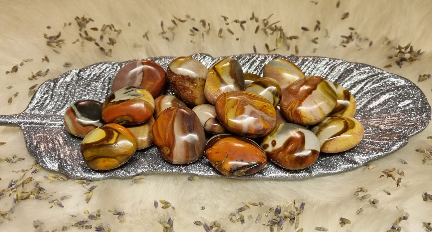 Polychrome Jasper Tumbles