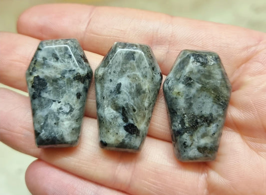 Larvikite Mini Coffin Carving