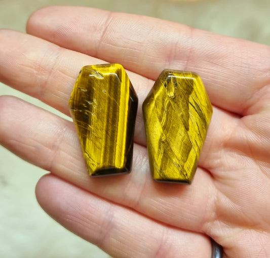 Tigers Eye Mini Coffin