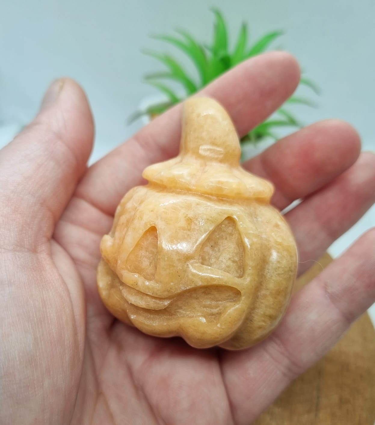 Orange Aventurine Pumpkin Carving