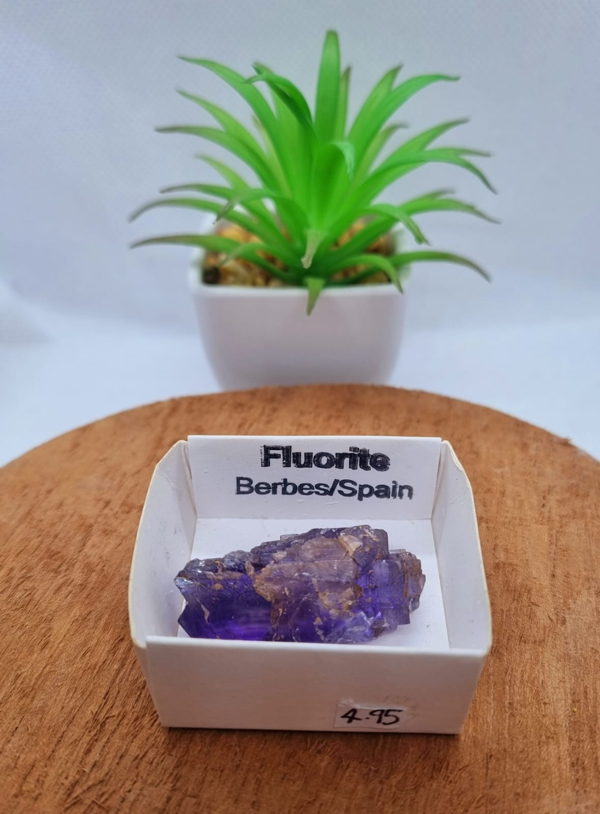Purple Fluorite Specimen Box
