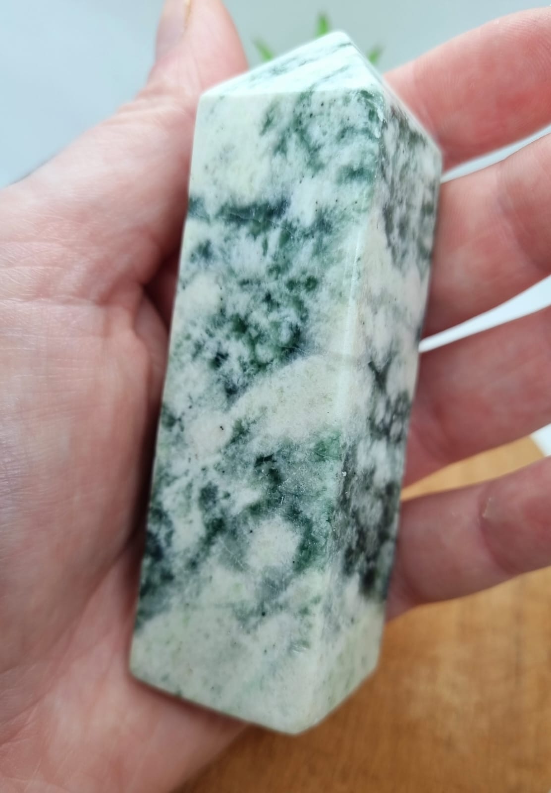 Tree Agate Obelisk