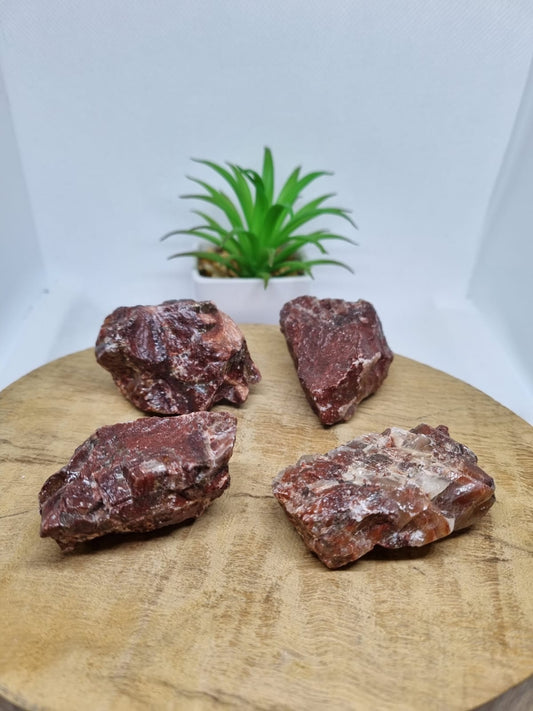 Red Calcite Raw Chunk