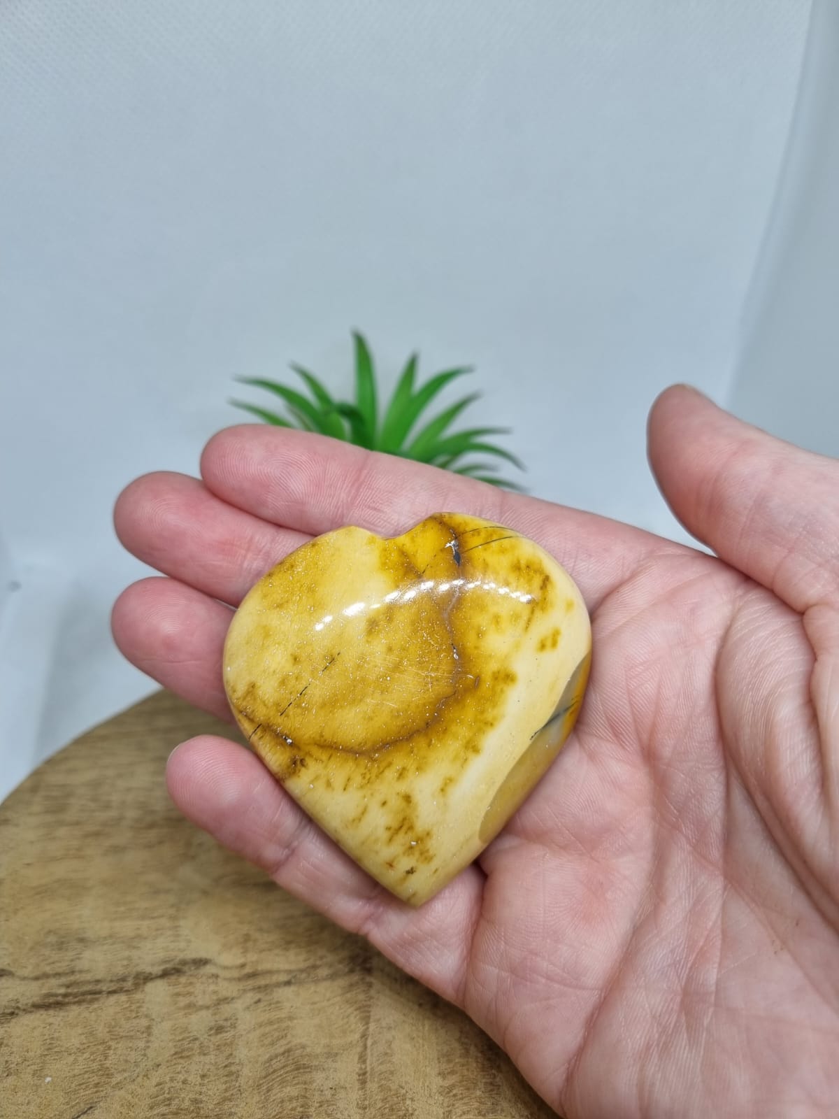 Mookaite Heart Carving