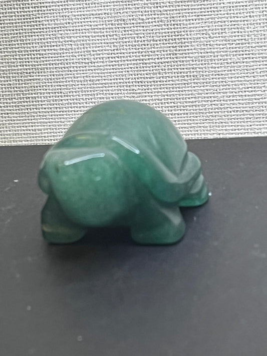Green Aventurine Turtle Carving