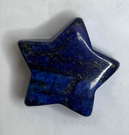 Lapis Lazuli Star Carving