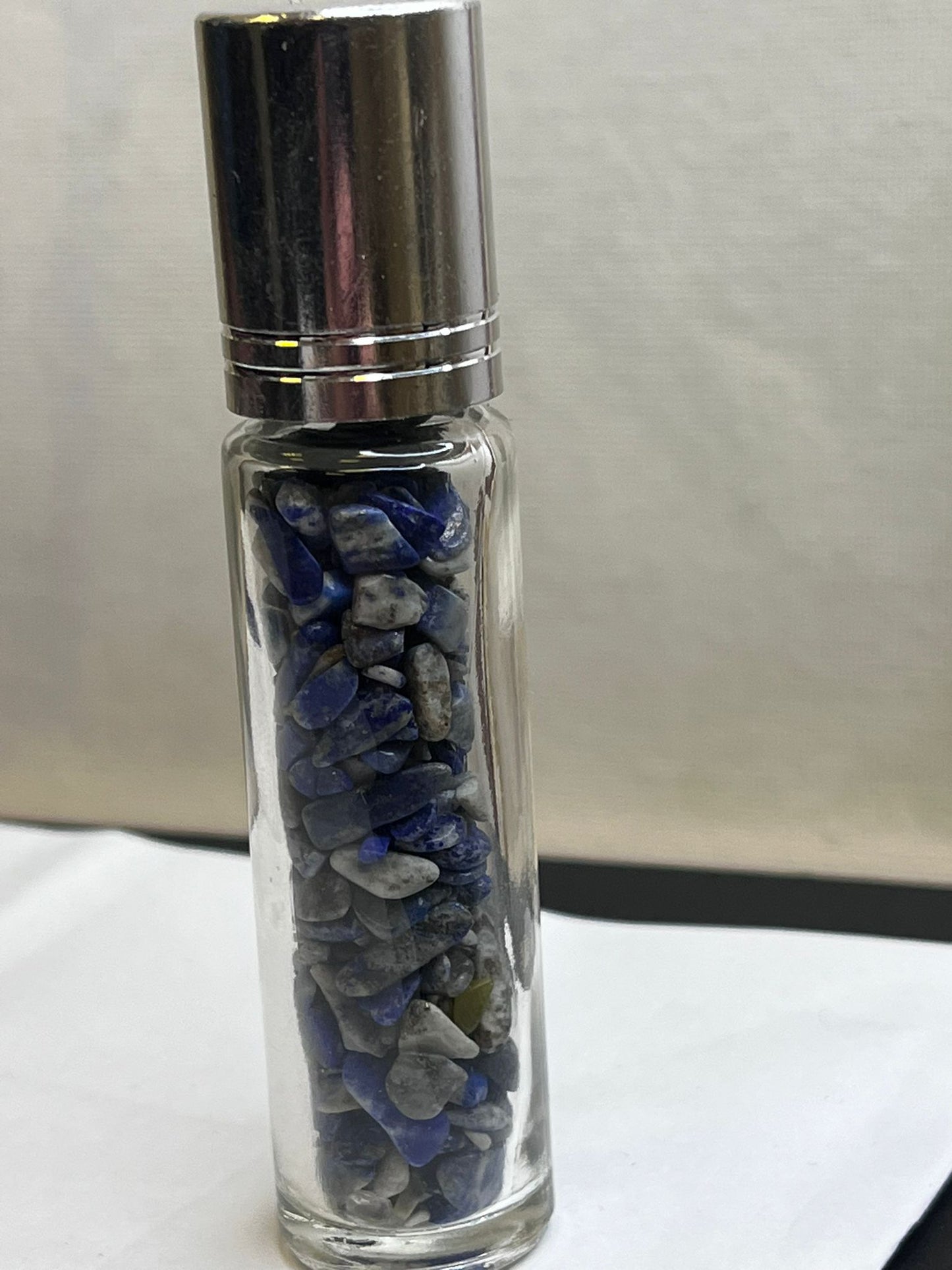 Lapis Lazuli Roller Bottle With Lapis Lazuli Chips