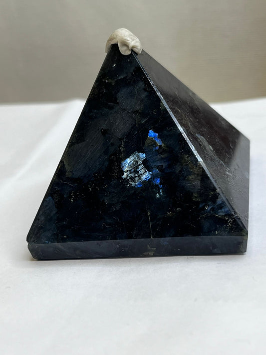 Larvikite Pyramid Carving