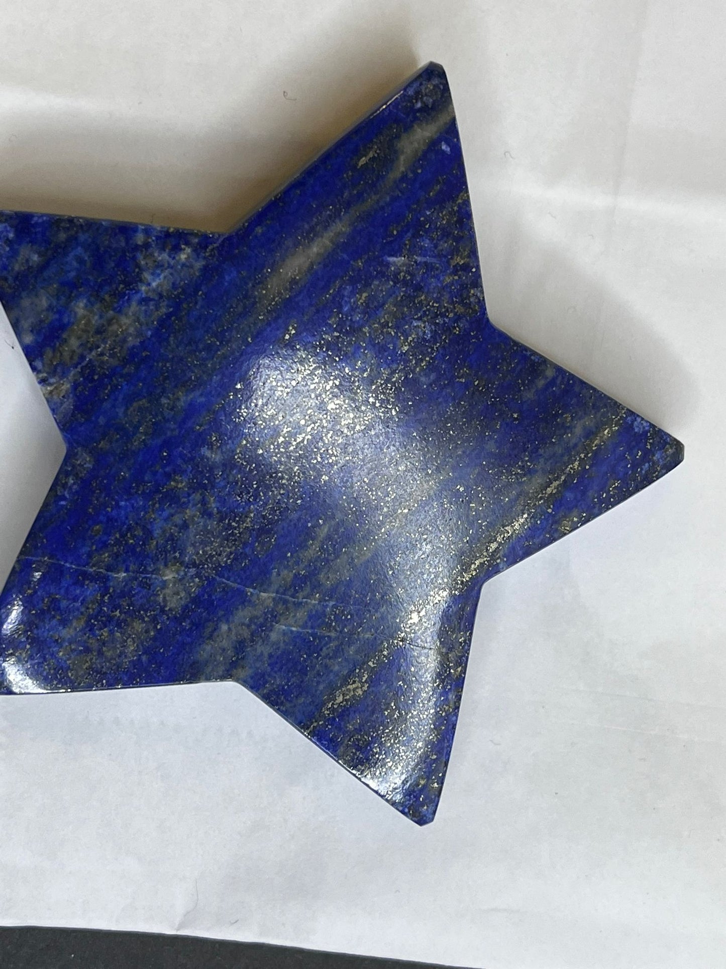 Lapis Lazuli Star Carving