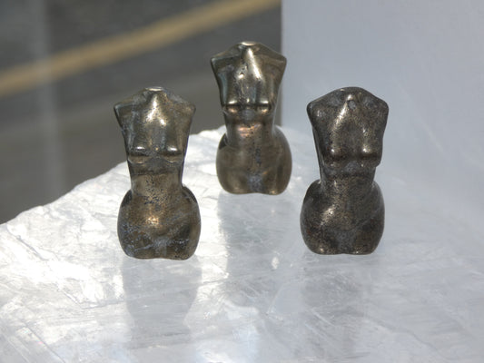 Pyrite Lady Body Carving