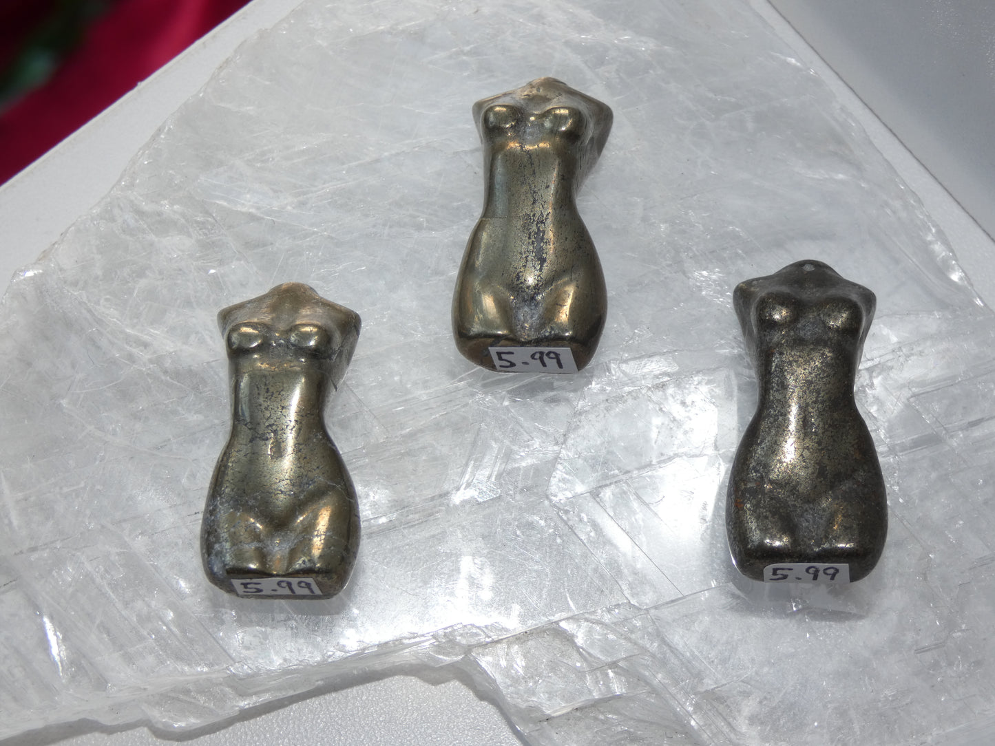 Pyrite Lady Body Carving