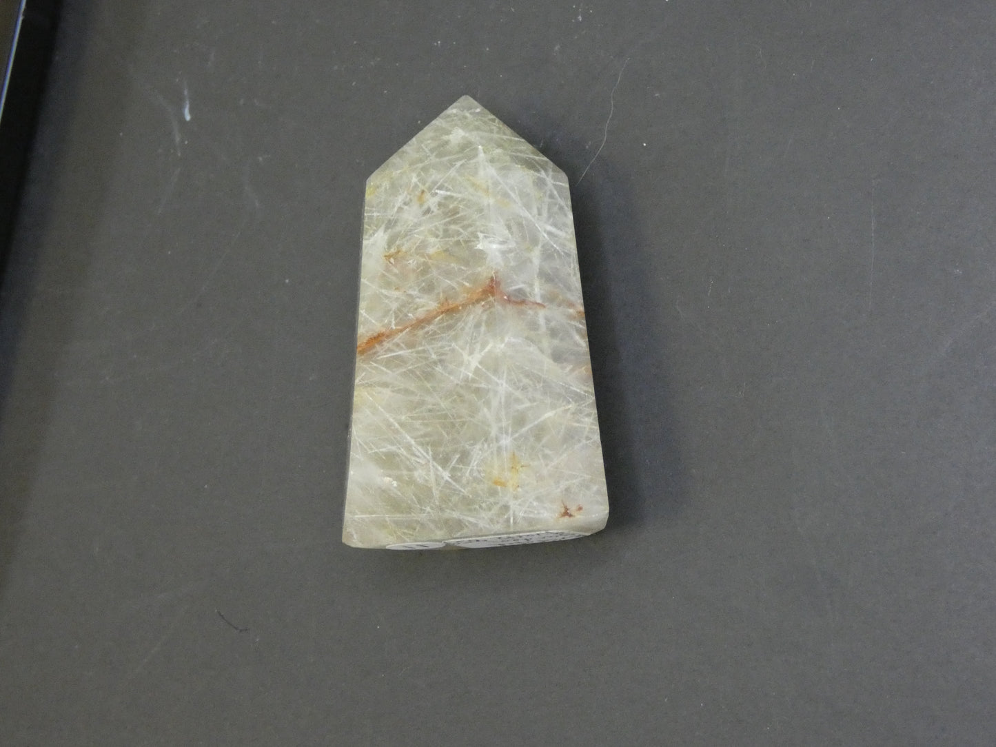 Golden Rutilated Garden Quartz Point