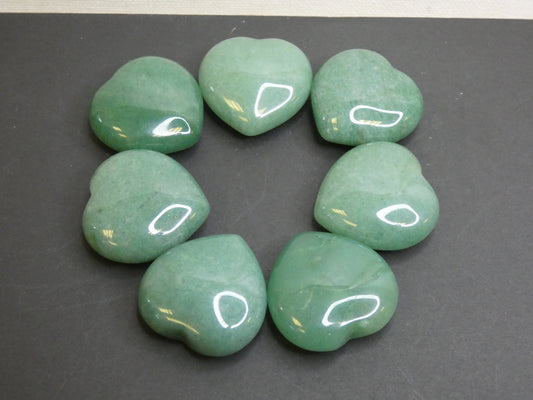 Green Aventurine Heart Carving