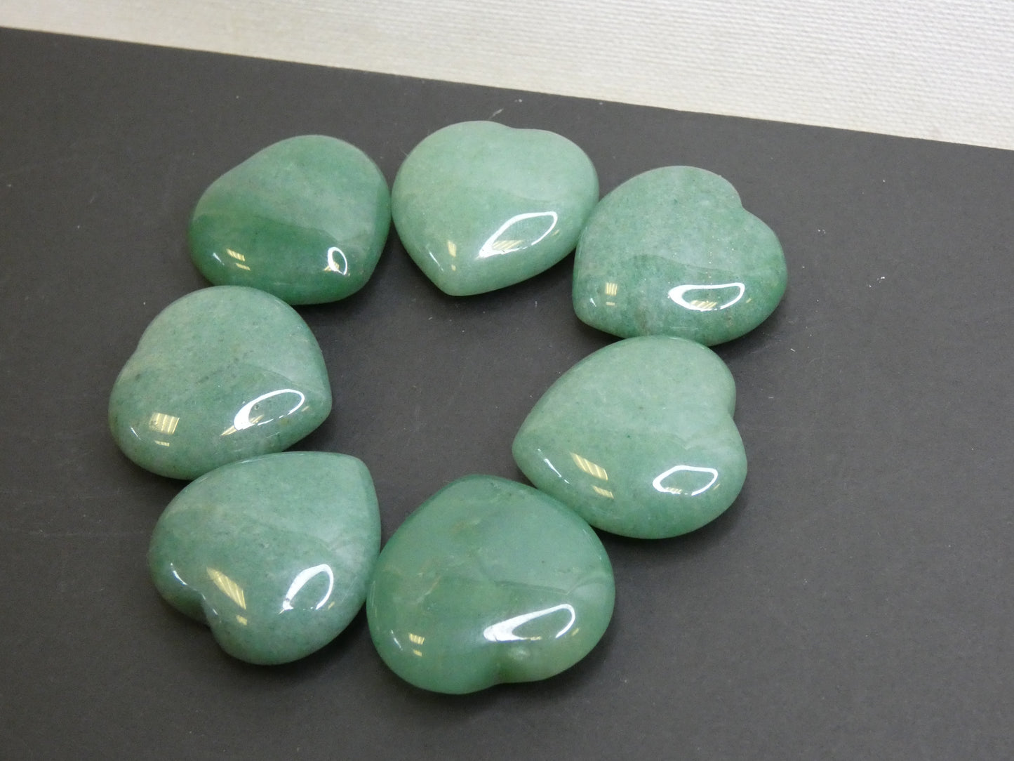 Green Aventurine Heart Carving