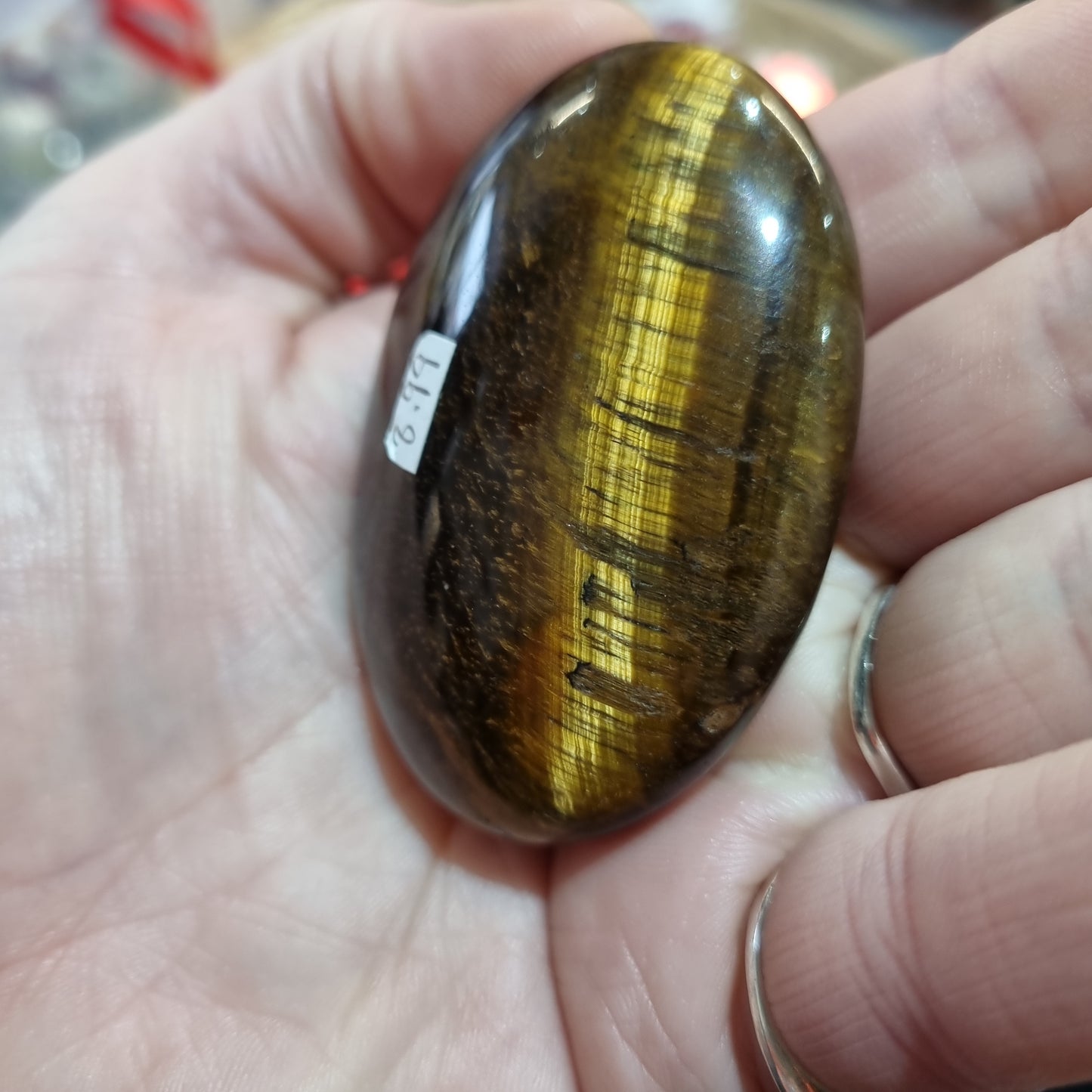 Tiger's Eye Palm Stone