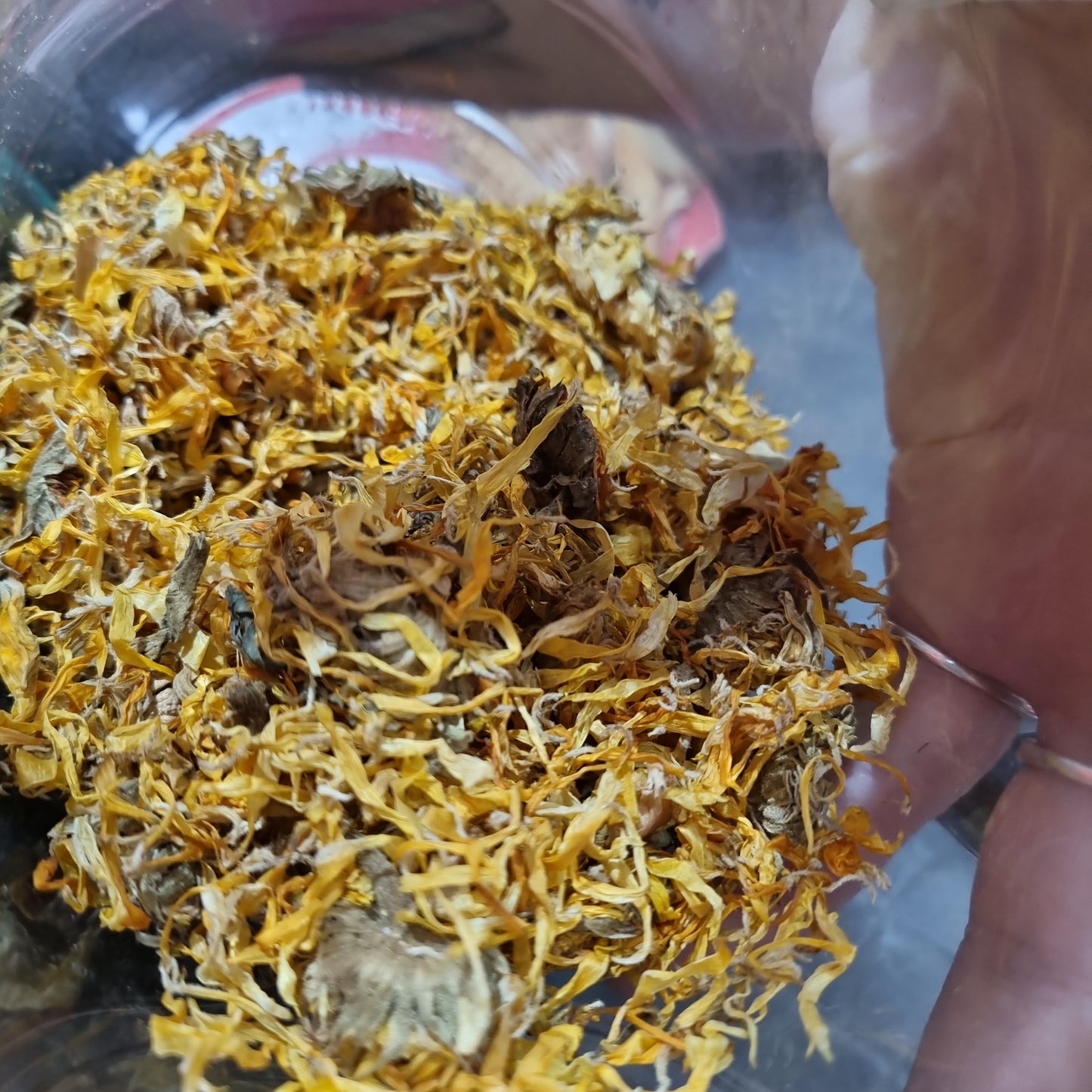 Dried Calandula/Marigold bag.