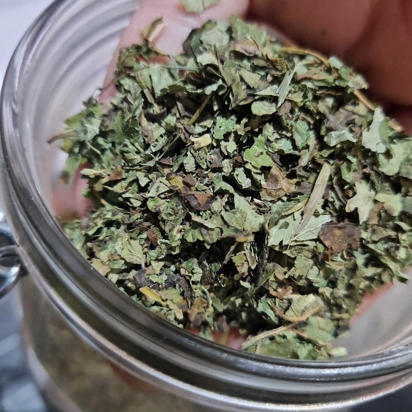 Lemon Balm bag. Herbs or dried flowers.