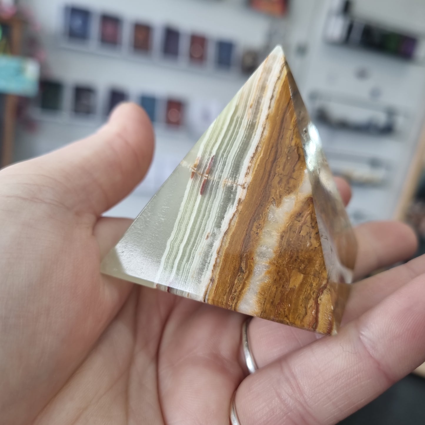 Banded Onyx Pyramid