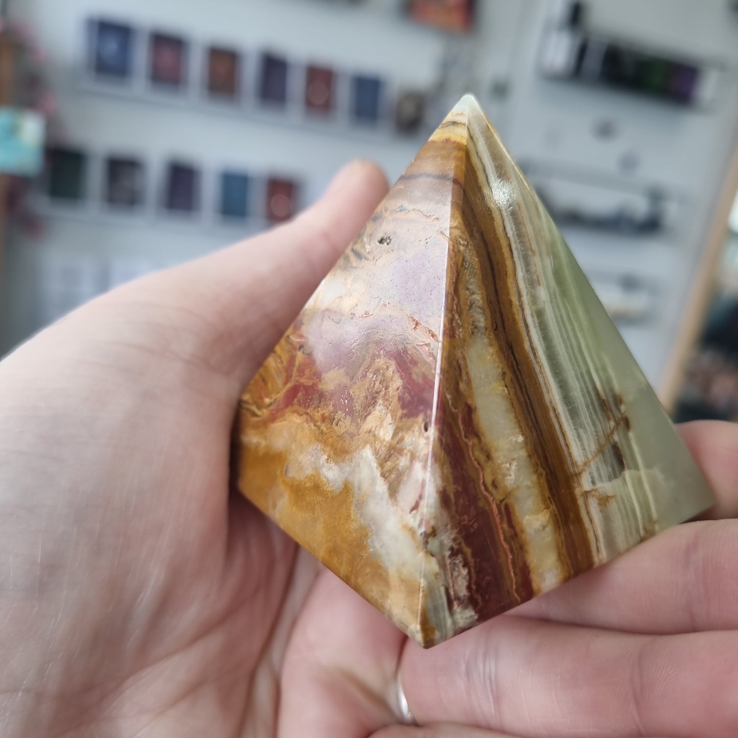 Banded Onyx Pyramid