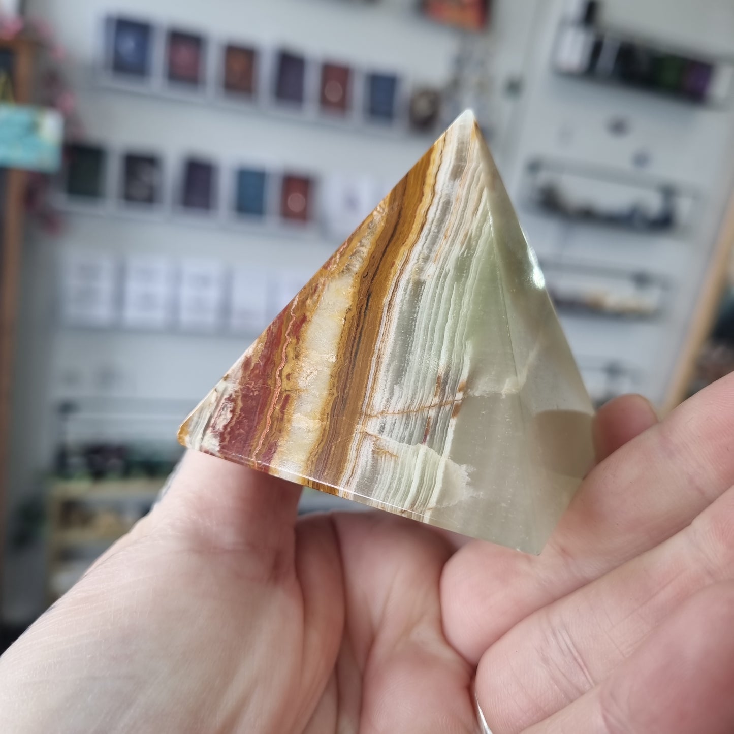 Banded Onyx Pyramid