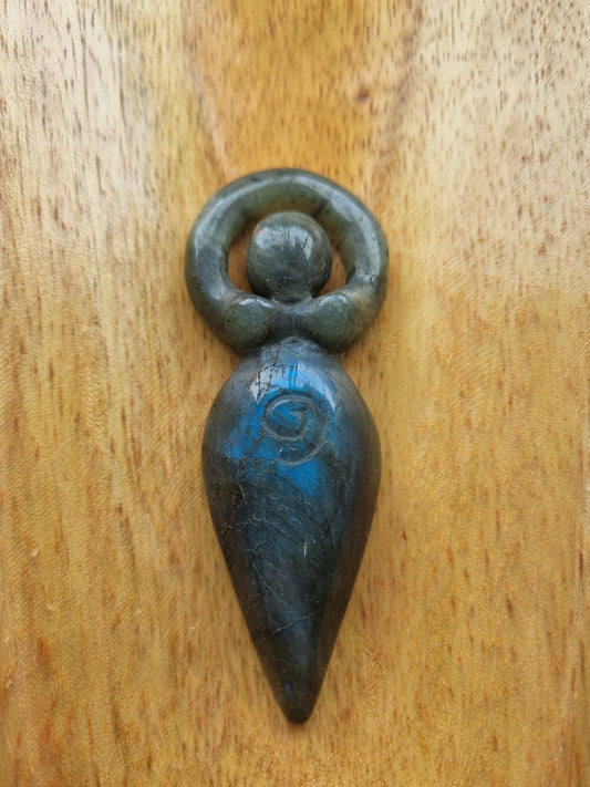 Labradorite Goddess Carving