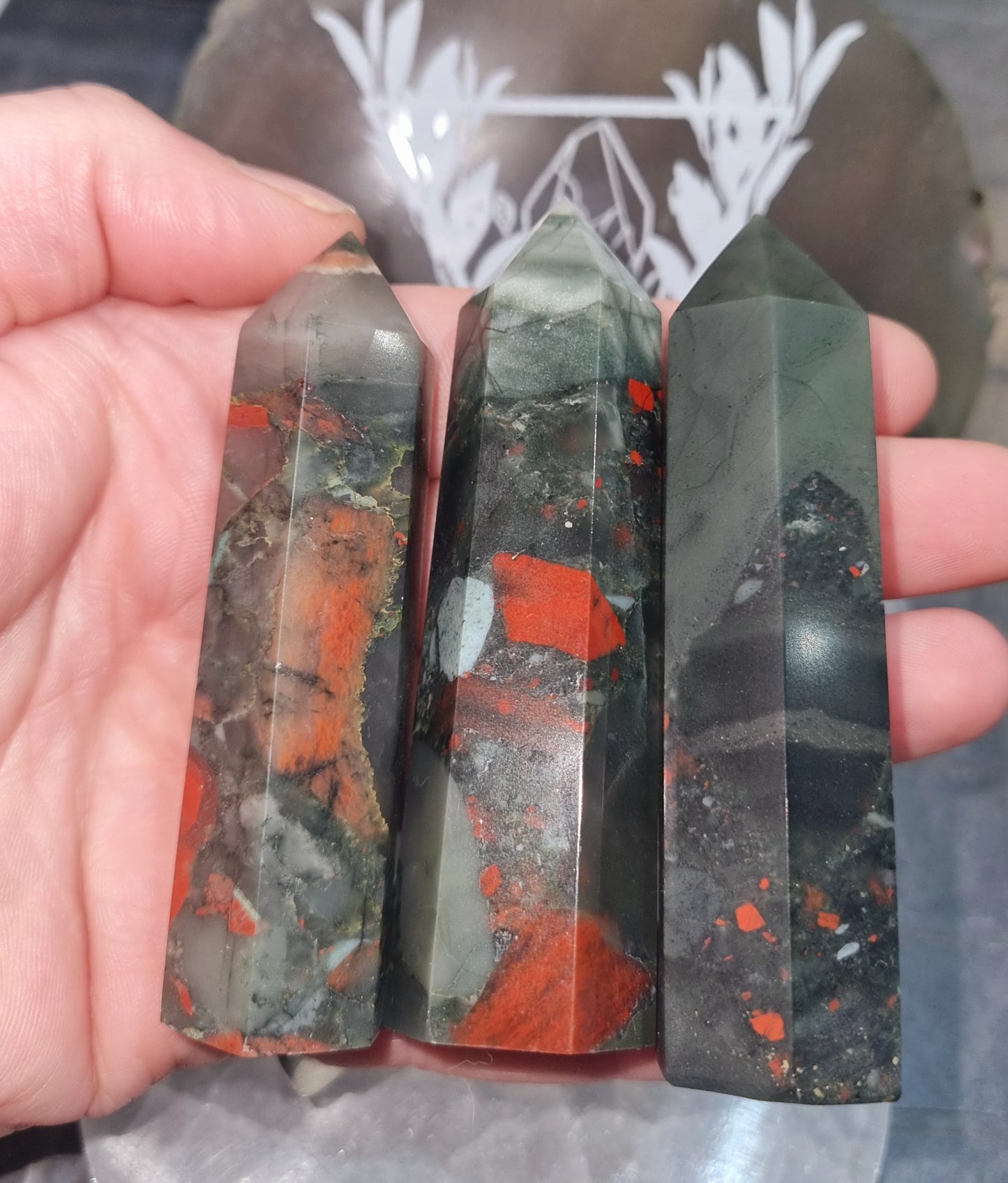 African Bloodstone Points