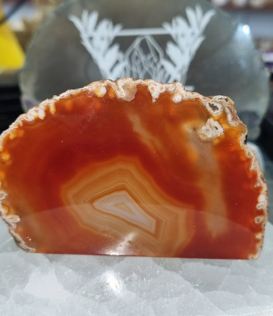 Agate Dyed Red Freeform #3