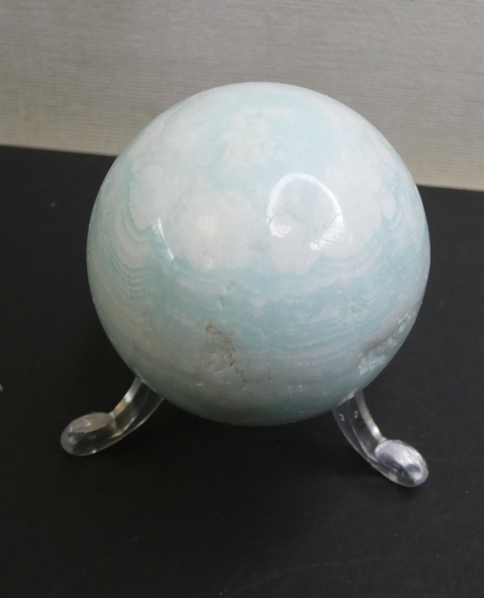 Caribbean Calcite Sphere (stand not included)