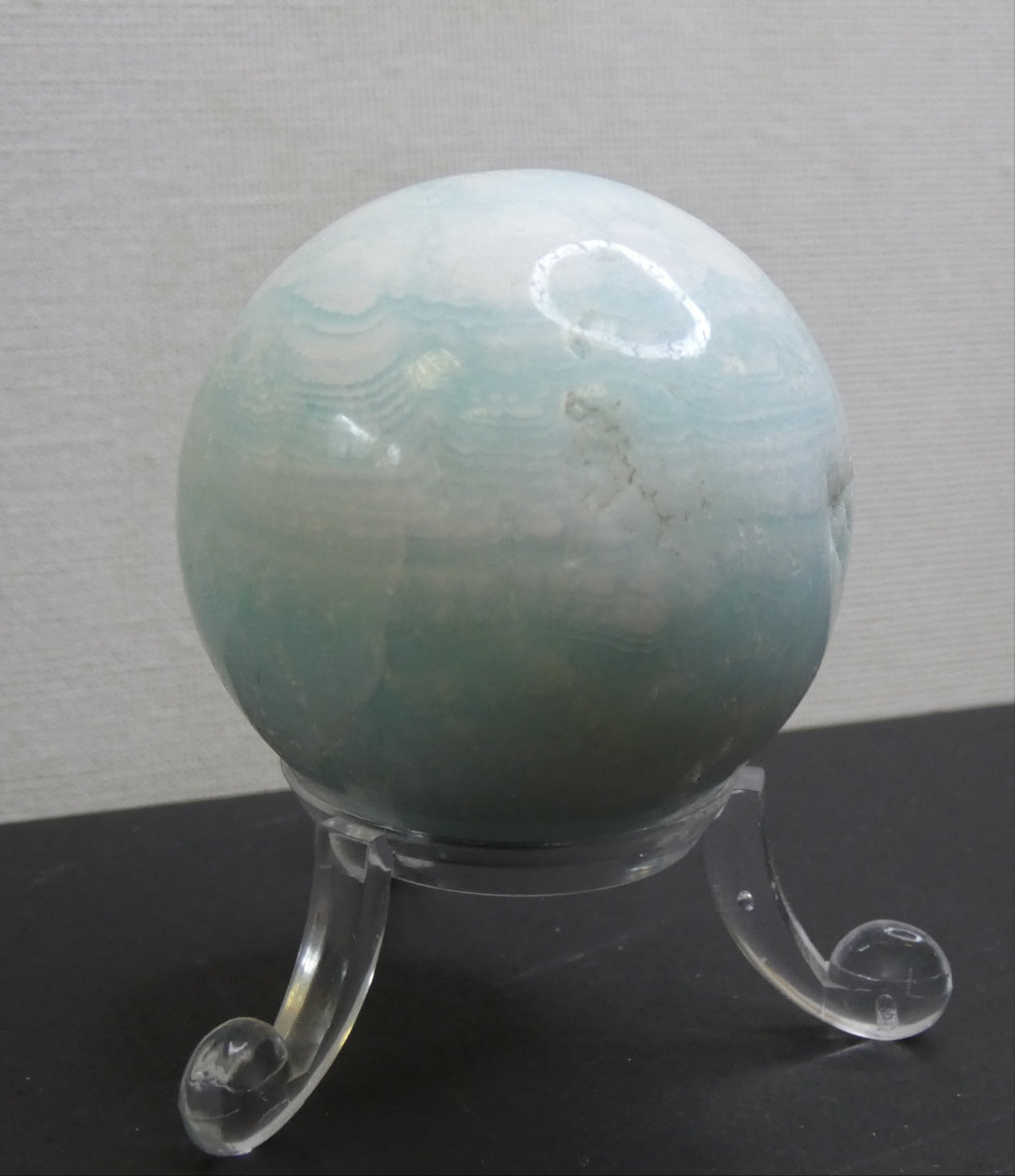 Caribbean Calcite Sphere (stand not included)