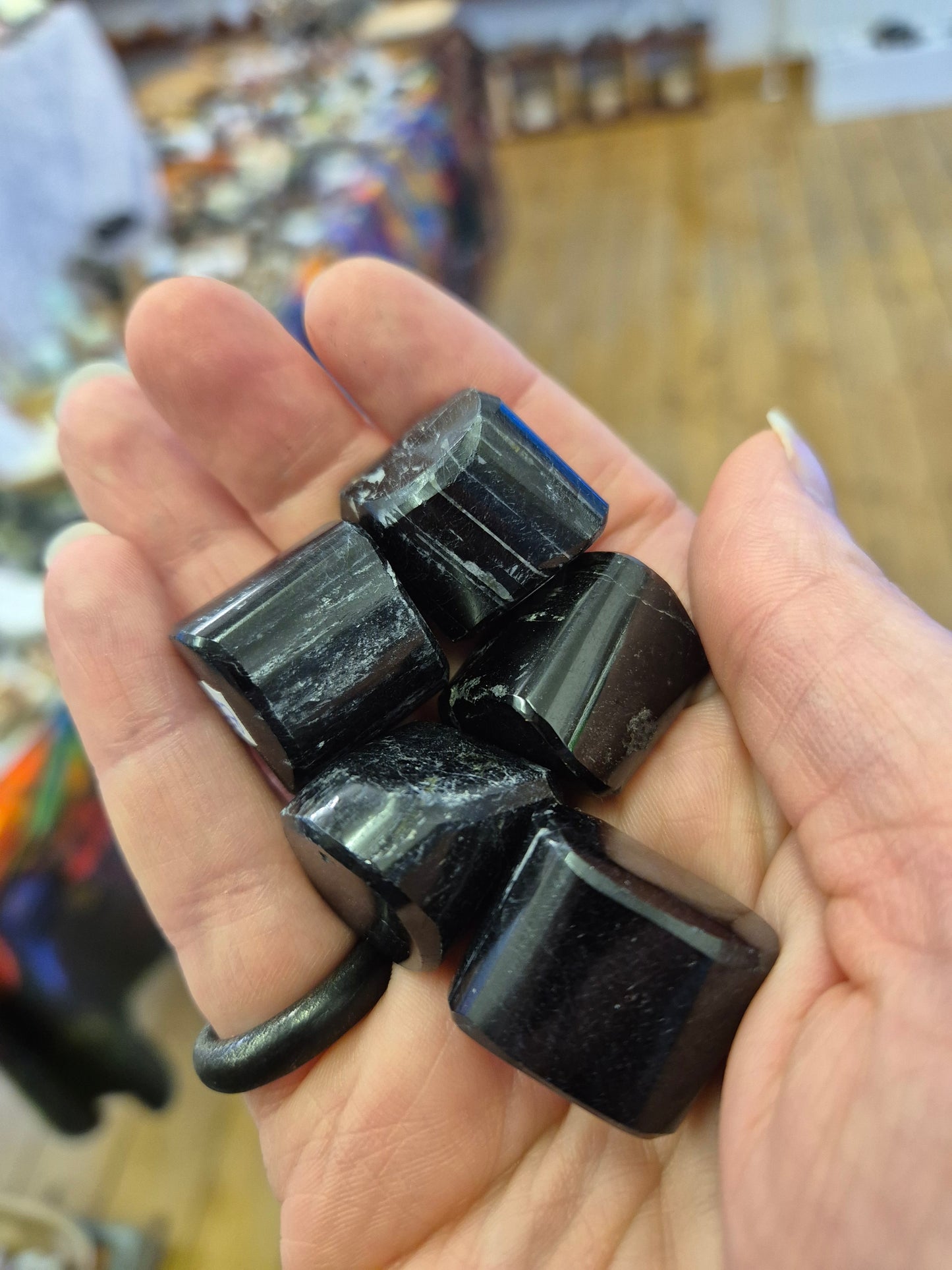 Black Tourmaline Tumble Stones