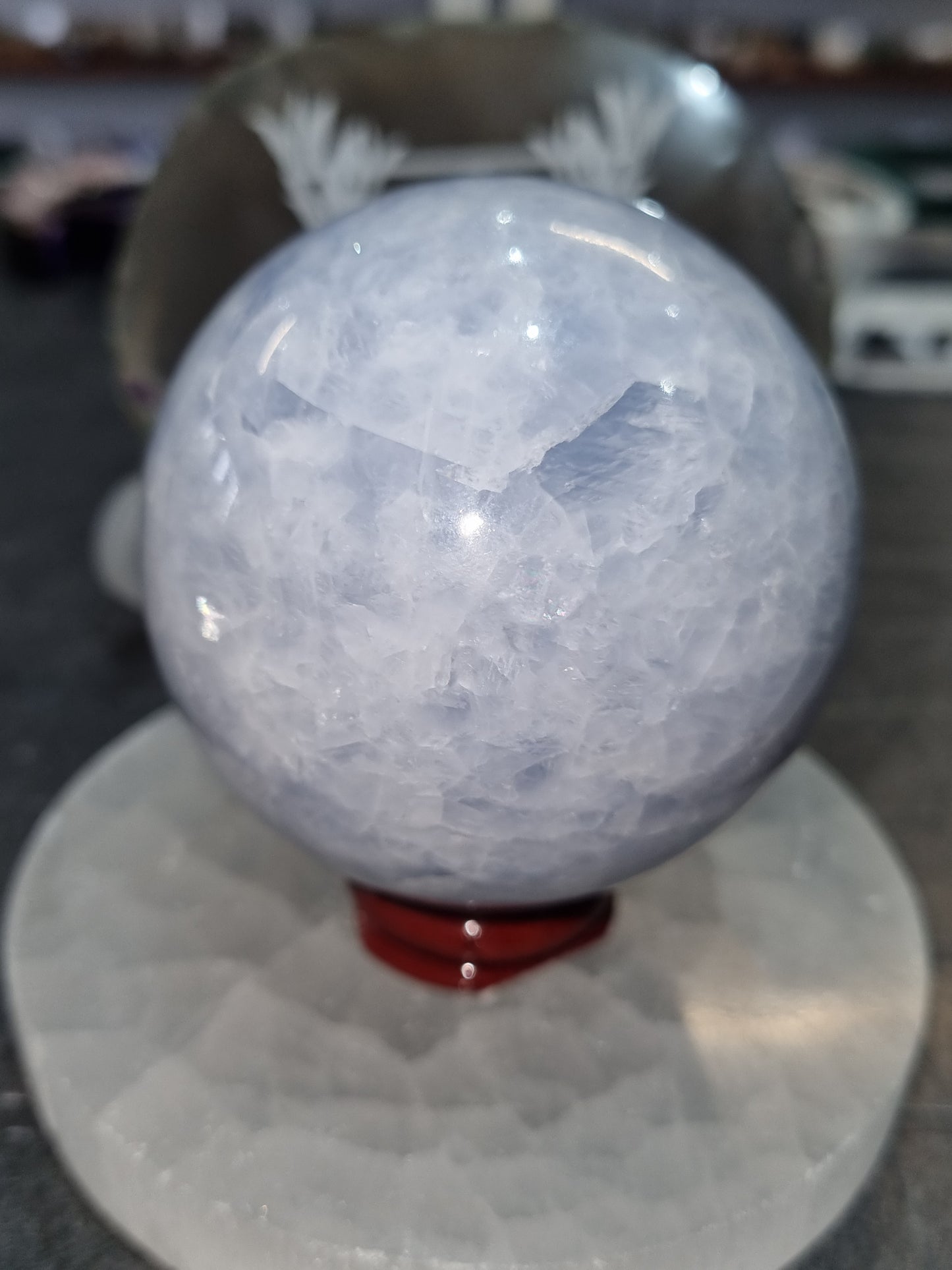 Blue Calcite Sphere (stand not included)