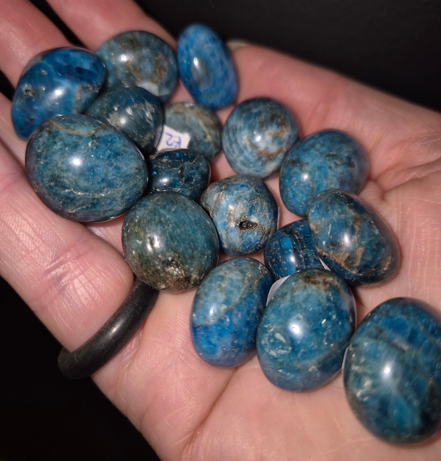 Blue Apatite Smaller Tumble Stones