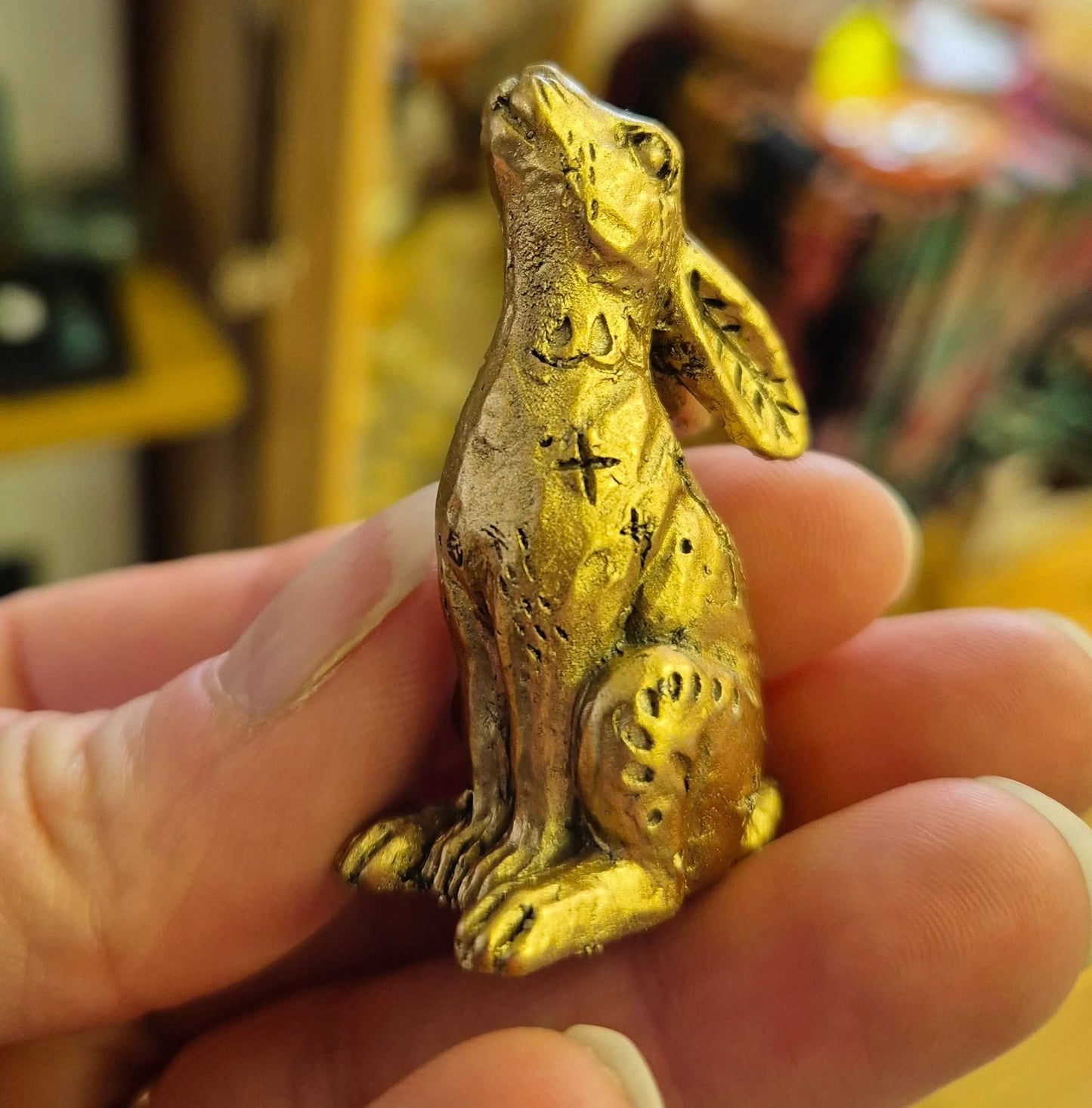 "Love you to the stars and back" hare ornament and gift bag