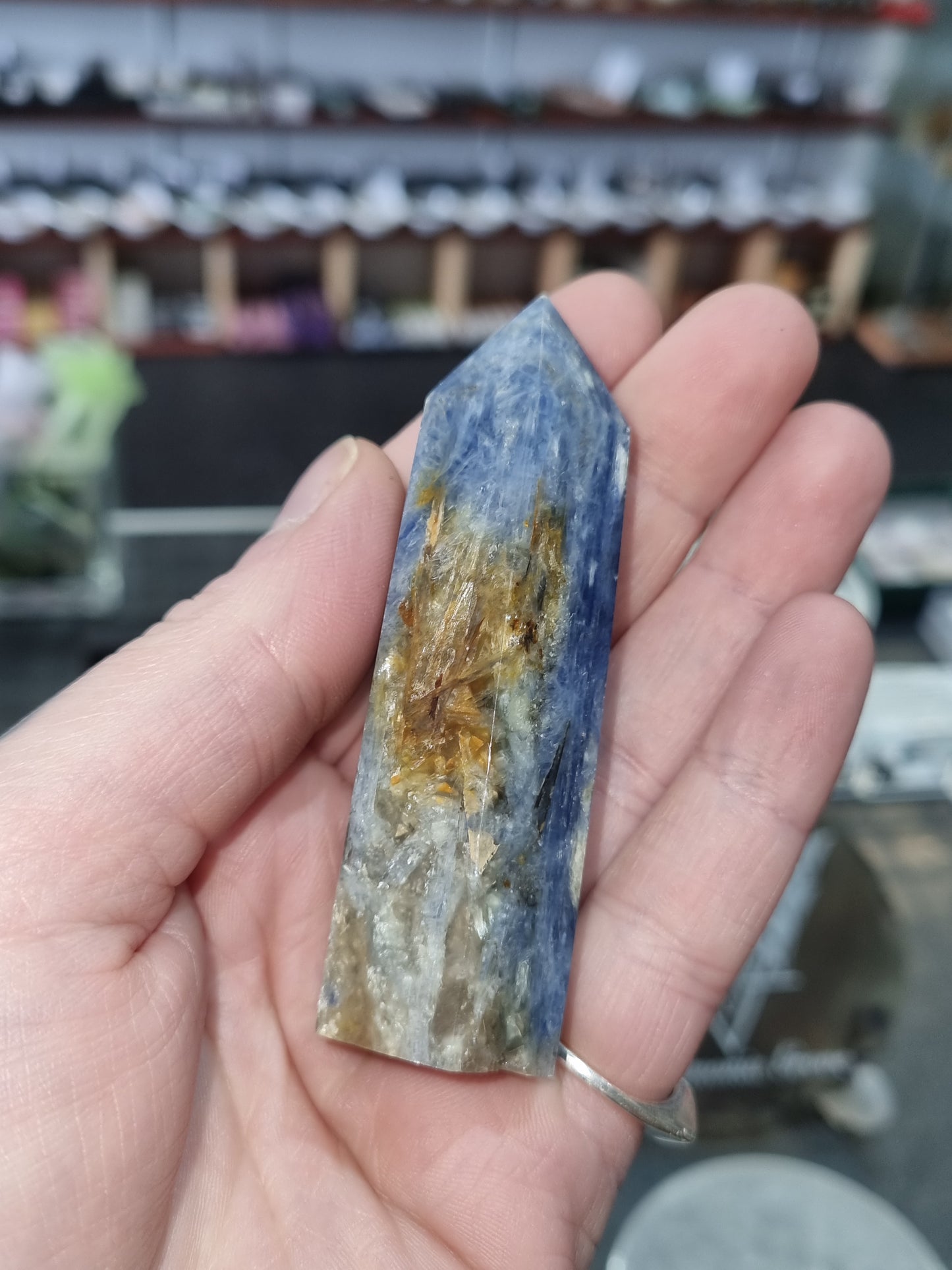 Blue Kyanite Point #2