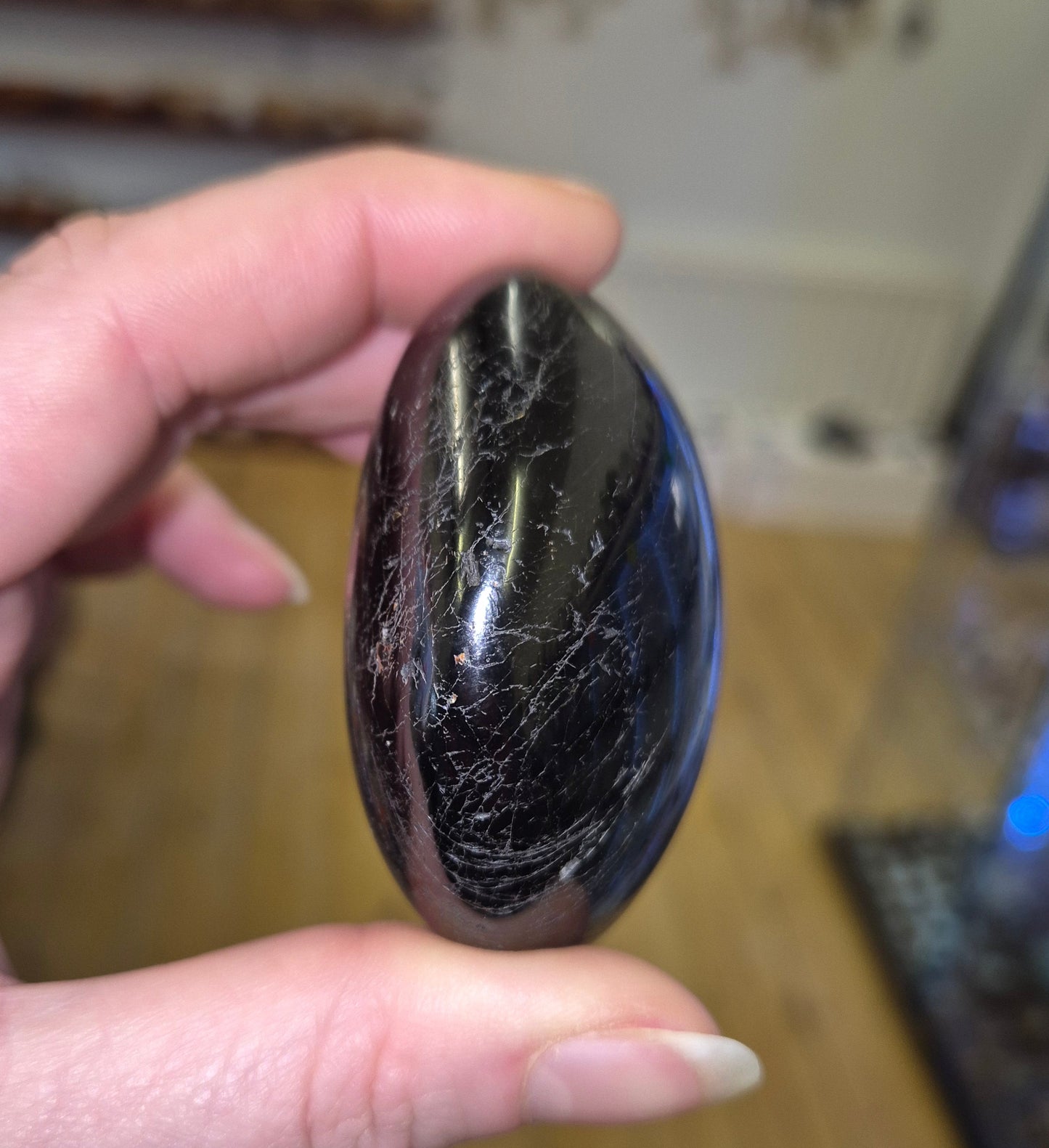 Black Tourmaline Chunky Palmstone