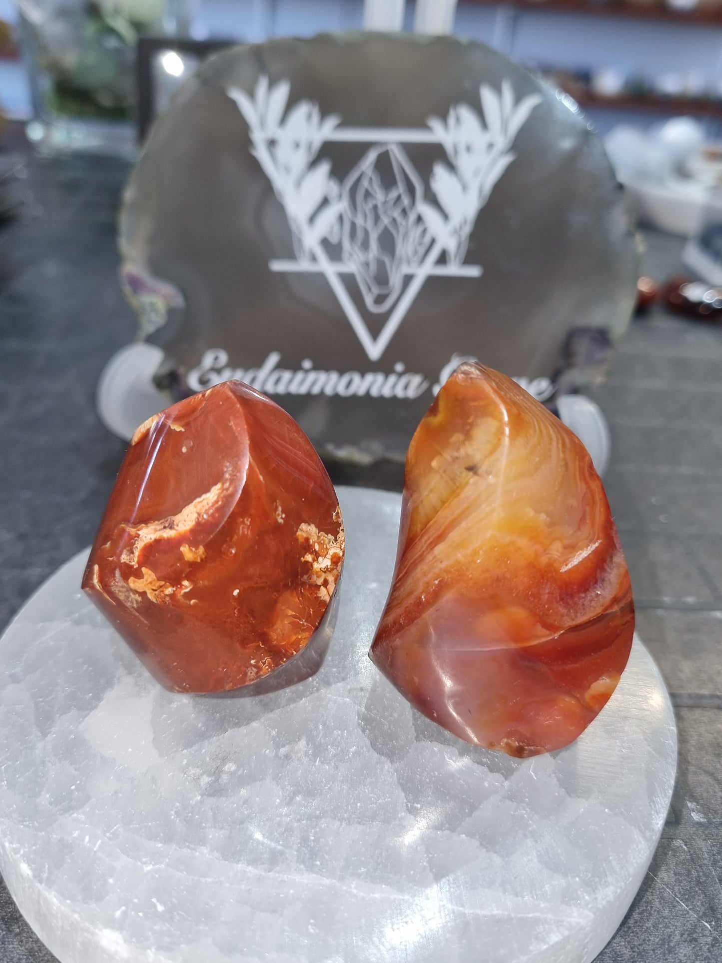 Carnelian (Slightly Larger) Flames