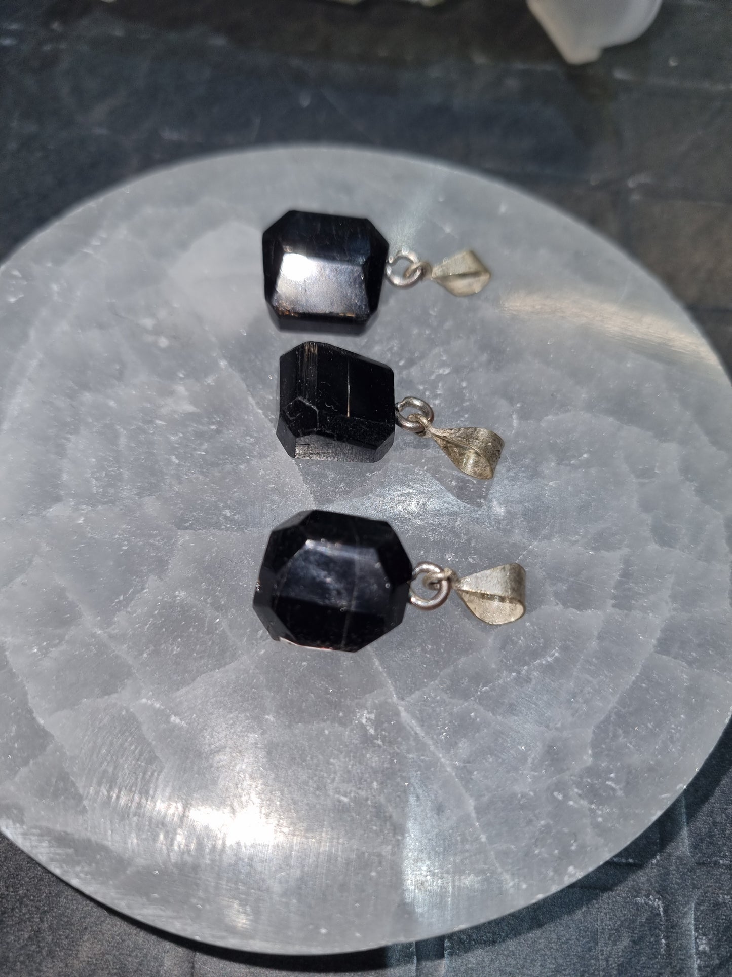 Black Tourmaline Pendants