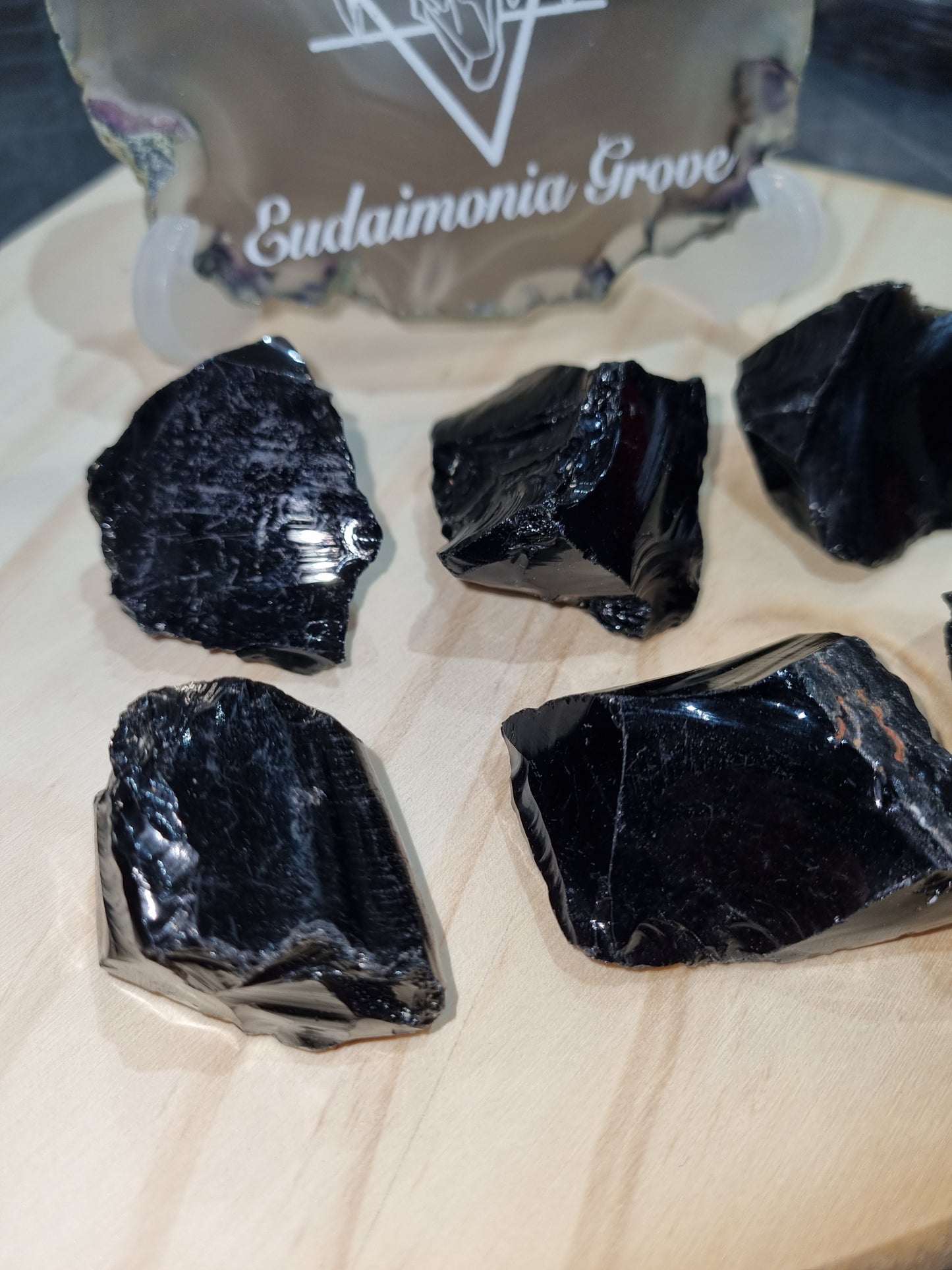 Black Obsidian Raw Smaller size