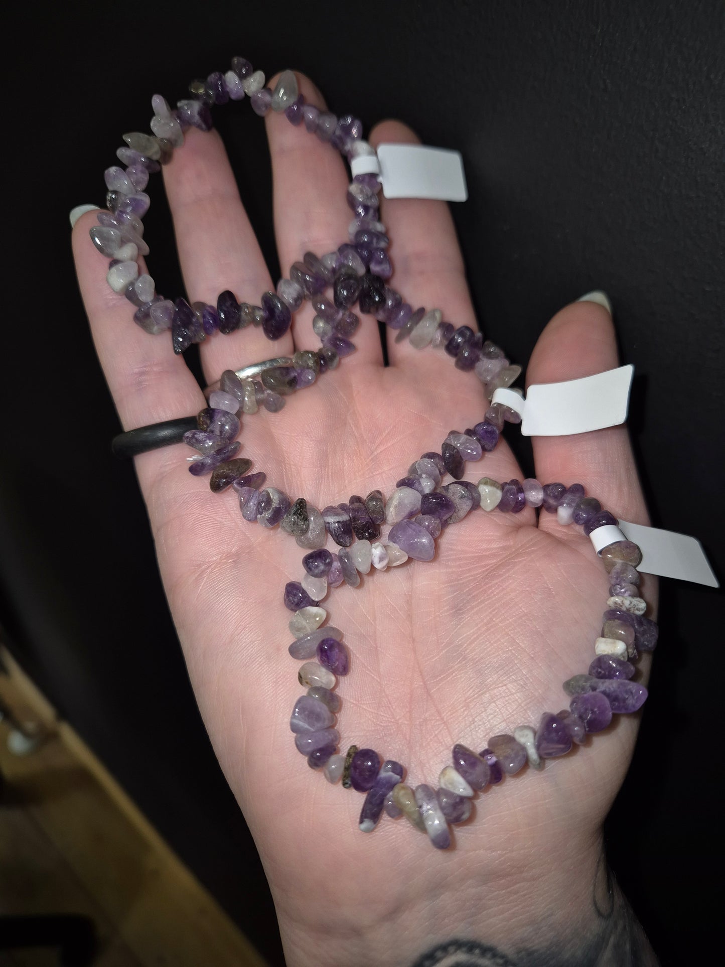Amethyst Chip Bracelet