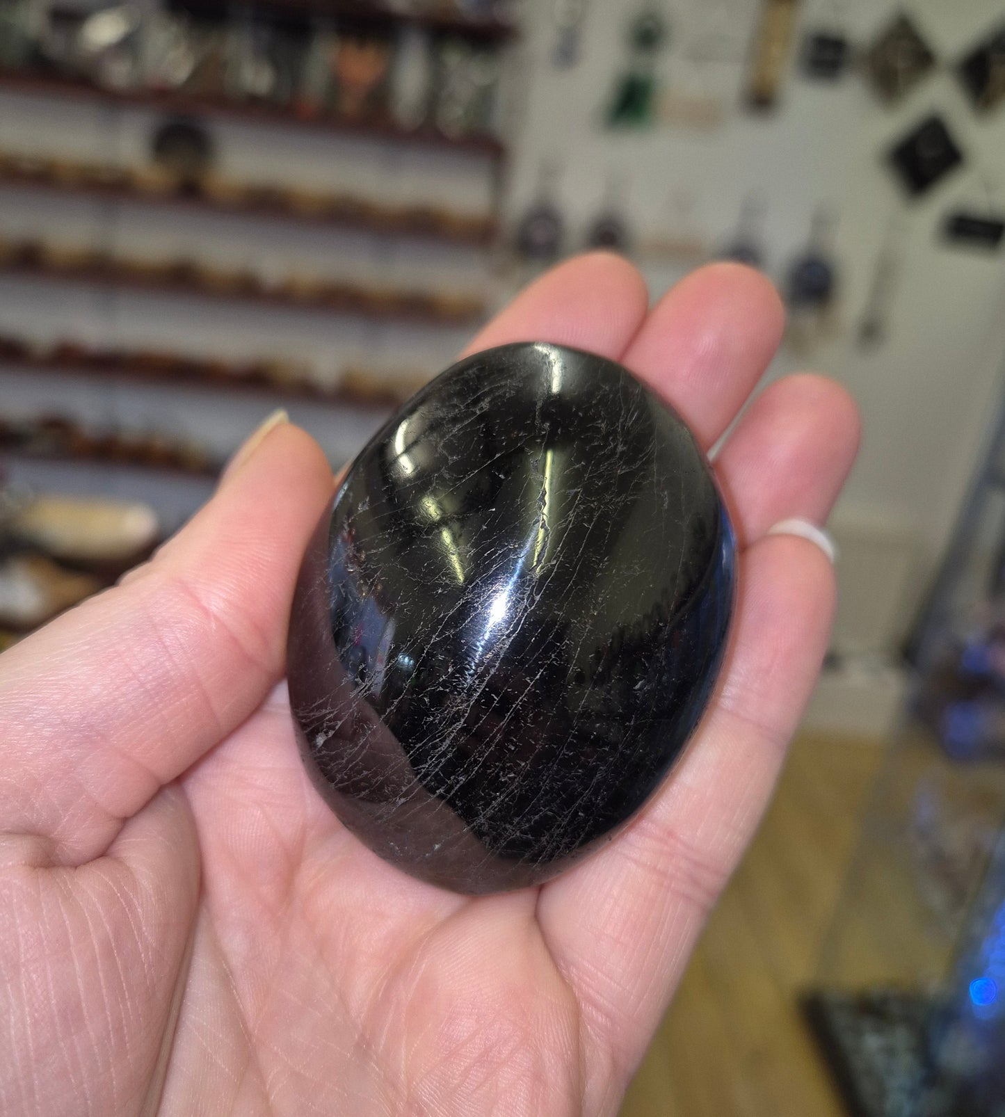 Black Tourmaline Chunky Palmstone