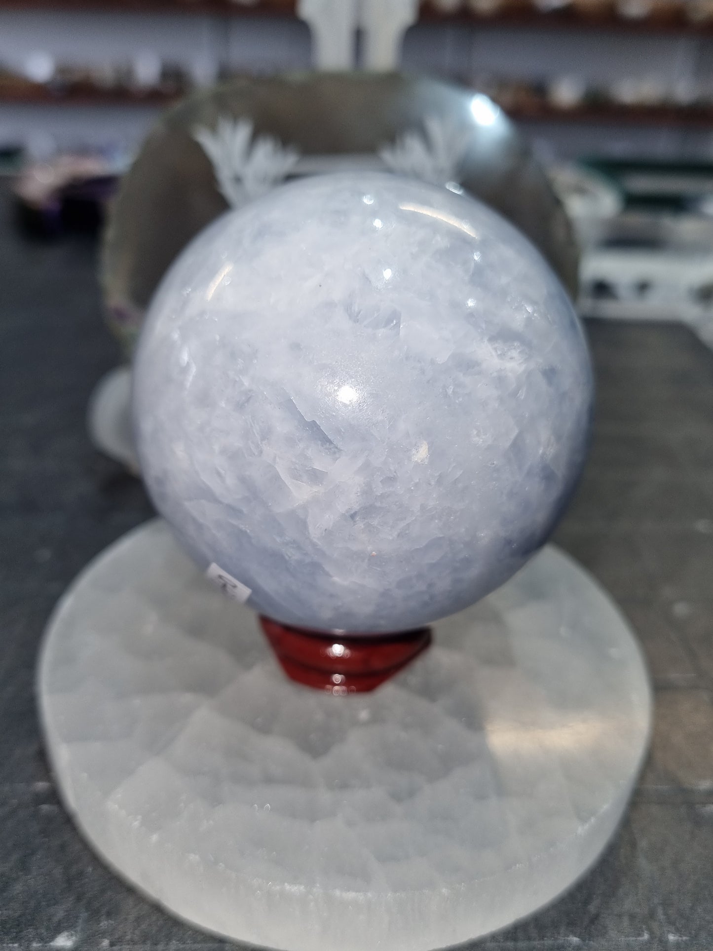 Blue Calcite Sphere (stand not included)